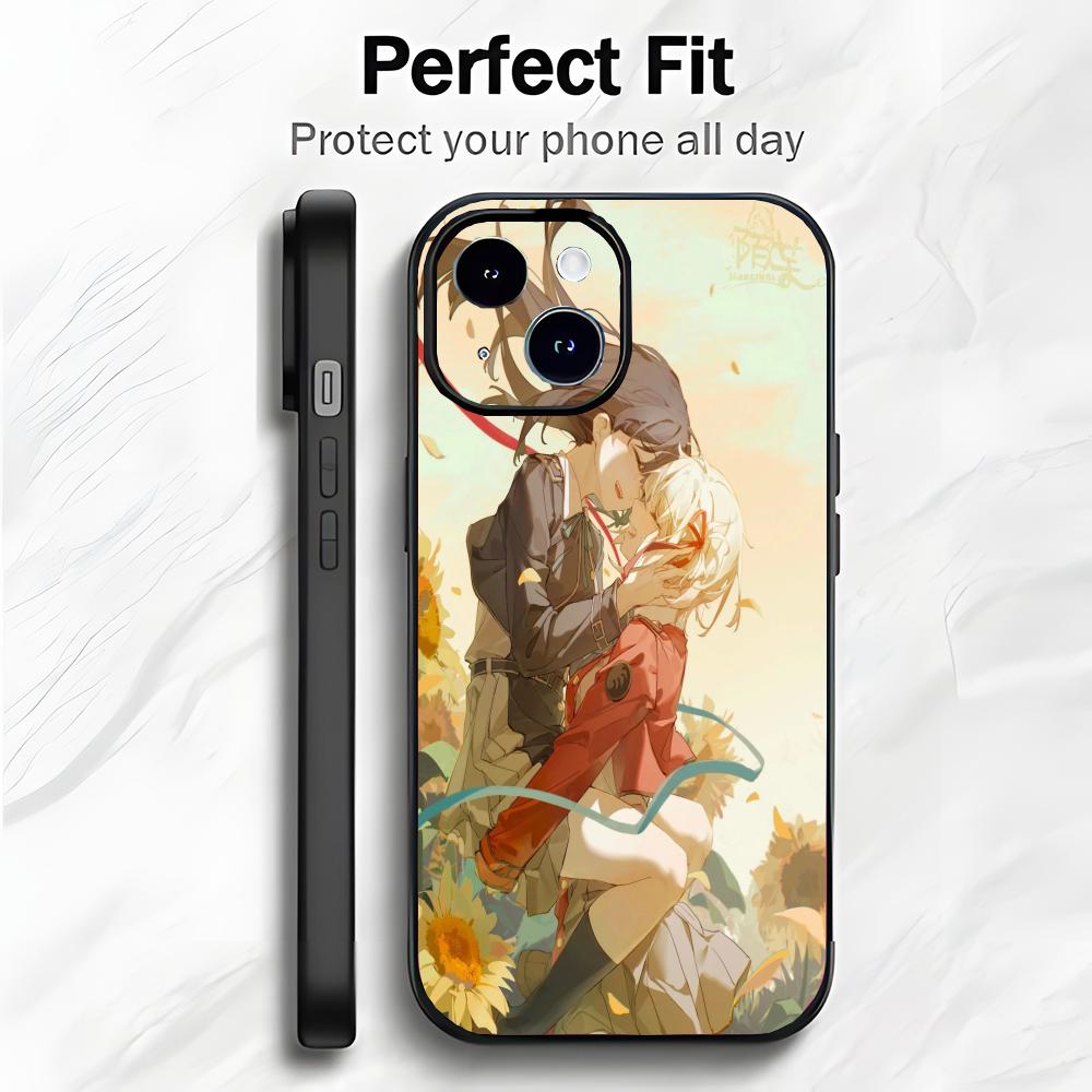 Cute Anime L-Lycoris-Recoil Phone Case Phone Case Soft Packaging Lightweight For iPhone17 16 15 14 13ProMax
