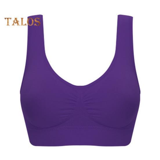 

Бесшовные спортивные бюстгальтеры для женщин, большой размер, беспроводной бюстгальтер, майка со съемными подушечками, эластичный бюстгальтер для йоги XXXXXL