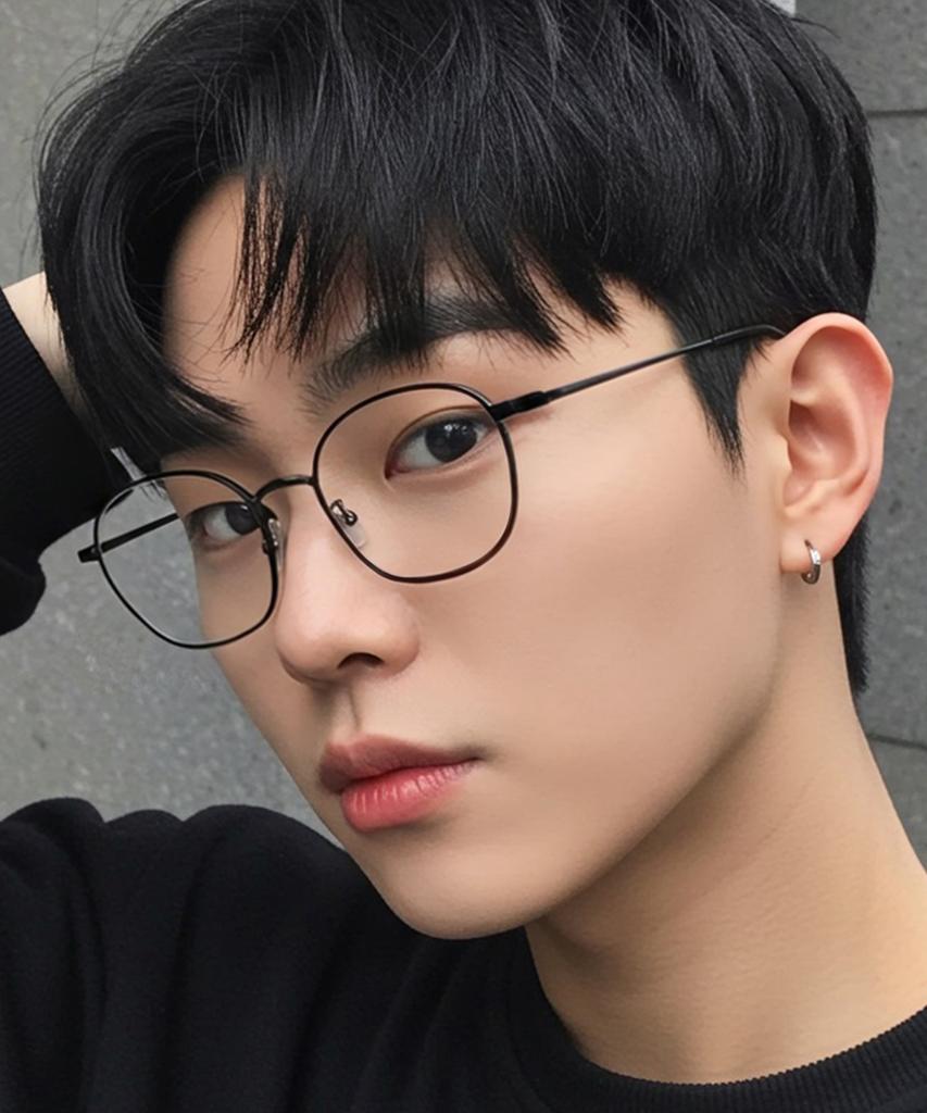 Geullaseuuseu Beta Titanium Eyeglass Frame H1522