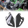 For KAWASAKI ZH2 Z H2 2020 2021 2022 2023 Motorcycle Accessories Heel Guard Rear Footrest Wing Plate 3K Pure Dry Carbon Fiber