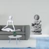 Creative Abstract Thinker Guan Yin Statue Figurine Decorative Sculpture for Bedroom Entrance