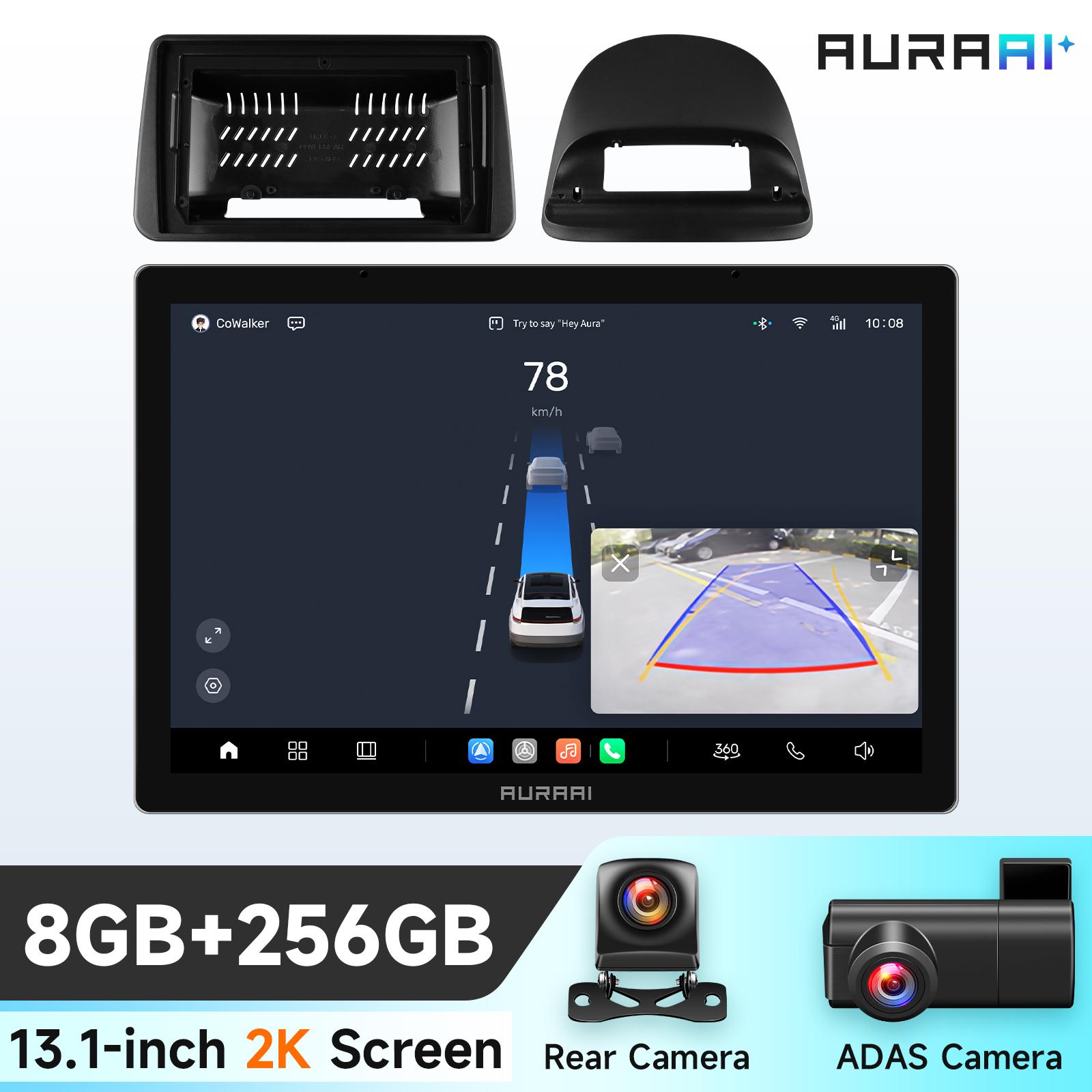 

Ossuret Intelligent 2K Screen 4G-LTE Carplay Android Car Radio For Renault CLIO 3 2005 - 2014 Car Infotainment Multimedia Player GPS Stereo Bluetooth S8 8Core 8G 256G 13.1inch AHDC1,ADASC2