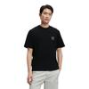 MLB Letter Round Neck Short Sleeve Summer Breathable Couple T-Shirt Unisex T-Shirts Black 3ATSM0854-50BKS