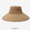 Adjustable Wide Brims Sun Hat For Men With Removable Top Panel Breathable Outdoor Fishing Cap Sun Protections