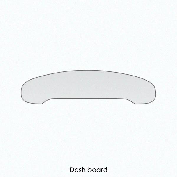 Transparent Car Styling Center Console Dashboard Interior Trim Protection Film TPU Protector Sticker for Porsche Taycan