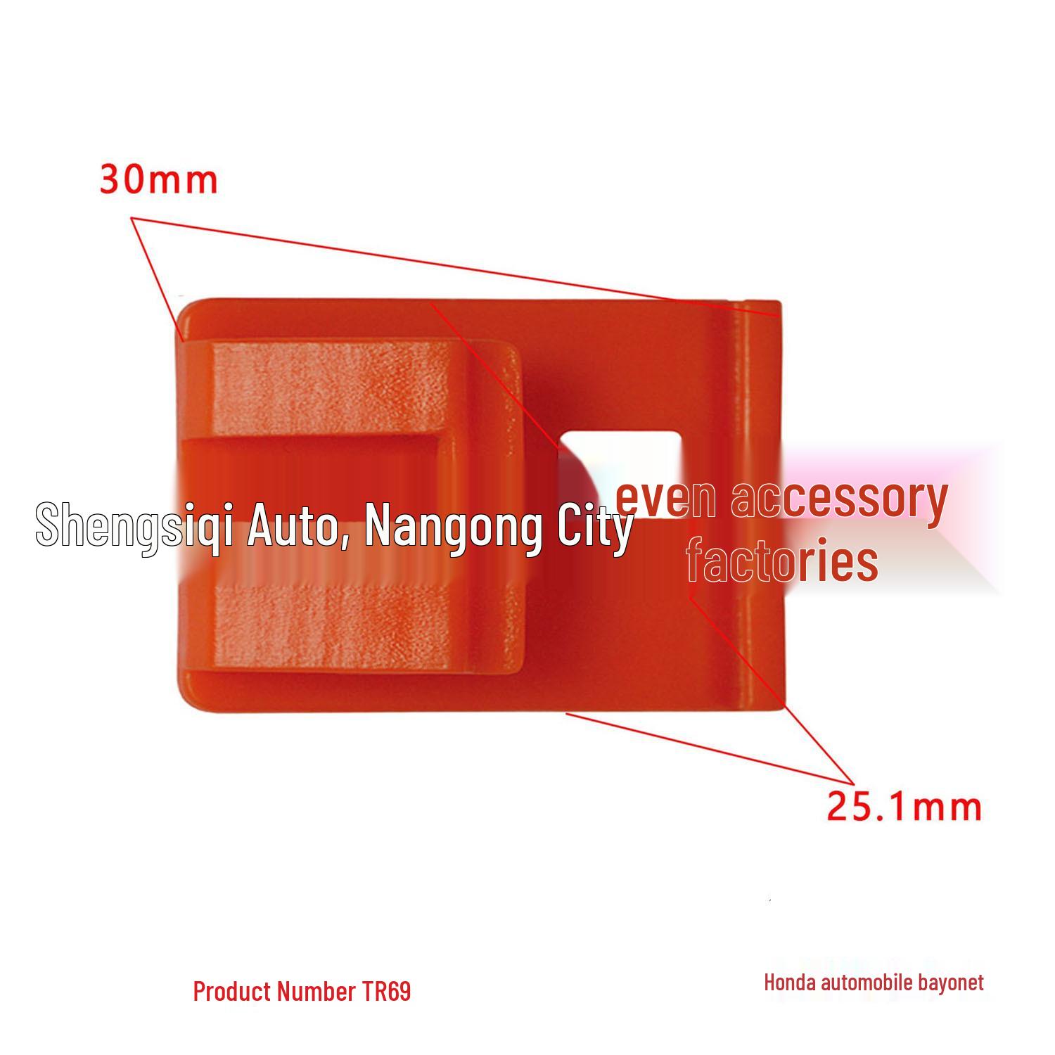 

Car Window Water Deflector Retainer Clip Trim 10000