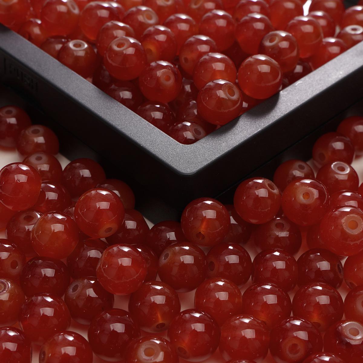 

Бусины из имитации нефрита 6 мм, однотонные, для изготовления украшений своими руками 4mm, Hole ~1mm, 50 pcs/pack