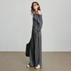 Chuyu Women's Air Layer Wide Leg Slit Casual Pants