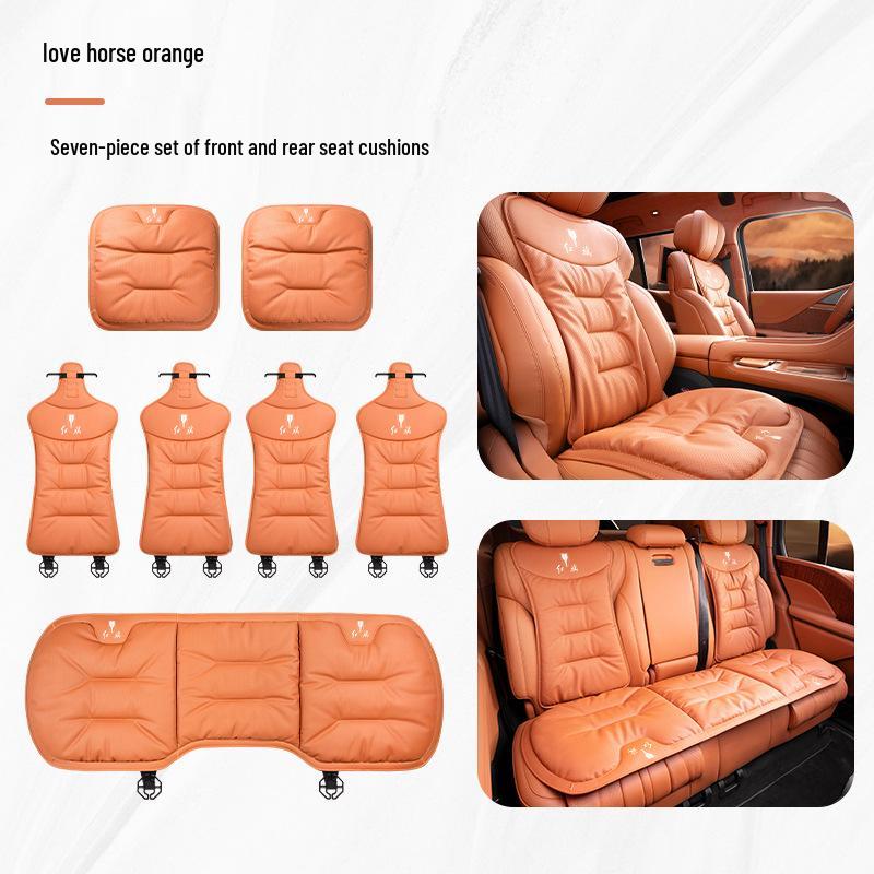 Compatible Hongqi Car Seat Cushions for H5/HS5/H9/H6/EQM5/HS3/HS7 - All-Season Car Interior Accessories