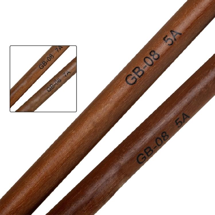 1Pair 5A/7A Drum Sticks Replacement Comfortable Hand Grip Drumstick Redwoods Drumsticks for Drummer or Beginner