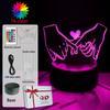I Love You Heart Night Light LED Mood Lamp RGB Smart Touch Remote Control Romantic Bedroom Decor Valentine's Gift for Her/Him