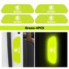 AAFO1 For Skoda Night Reflective Car Door Sticker Safety Warning Reflector Tape Decal Accessories S Kodiaq Octavia 2 3 Yeti Karoq