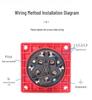 63A/125A Waterproof Aviation Plug Socket: 3-Pin, 4-Wire, 5-Hole, 3-Phase Connector