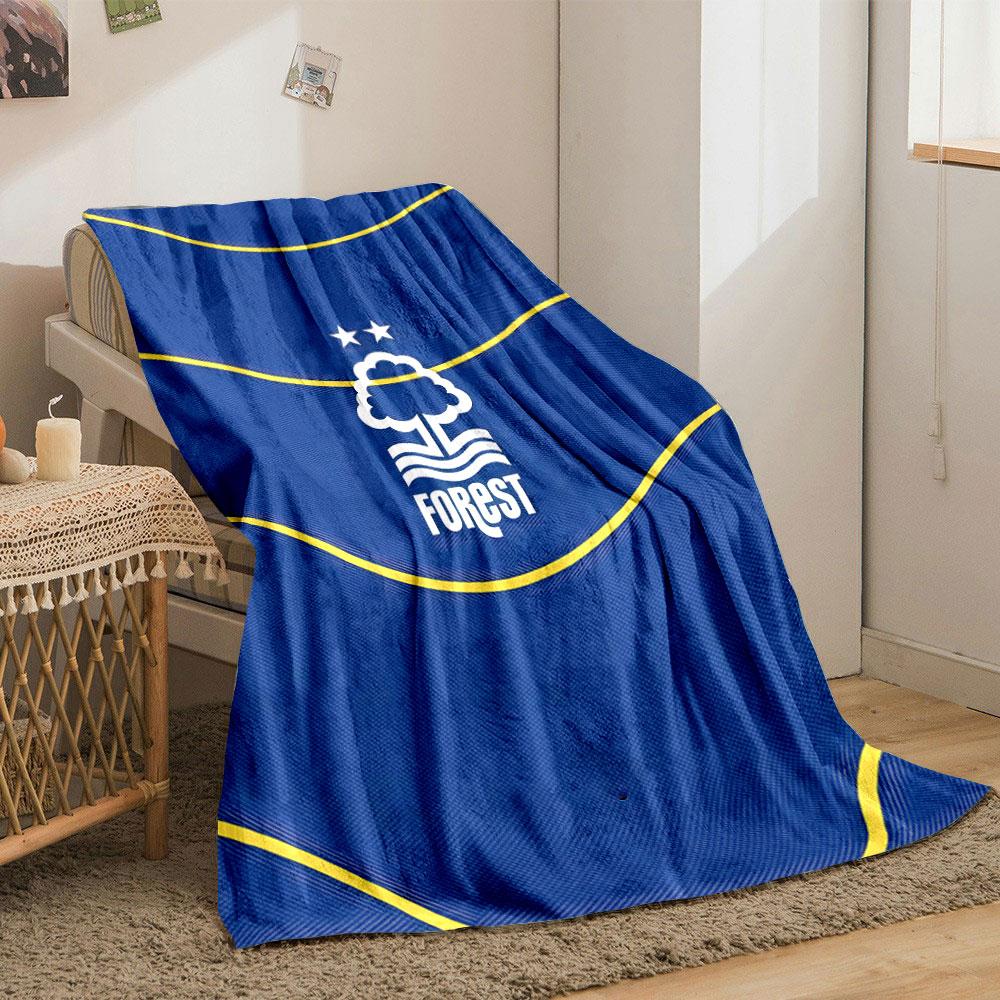 Blue Forest Logo Blanket Design print blanket soft and cozy perfect for the living room bed sofa or a nap,gift