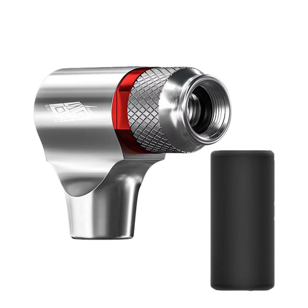 

Presta Valves Bike Pump Inflator with Protective Sleeve Inflation Mouthpiece Mountain Bike Riding срібний
