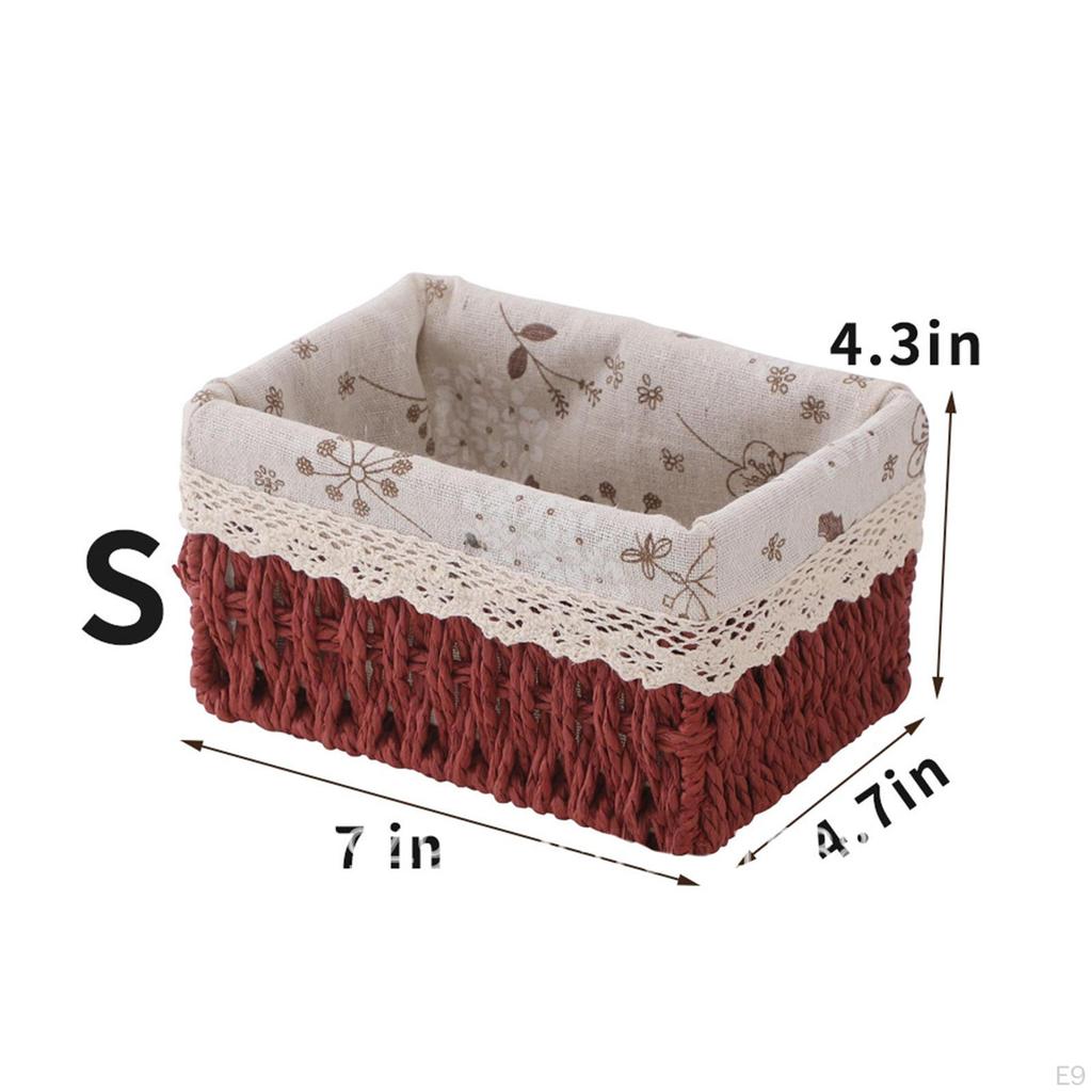 Desktop-Aufbewahrungskorb, Behälter, Tablett, Kosmetikhalter, Mehrzweck-Organizer für