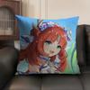 Nilou Cute Genshin Impact Cushion Cover Natural Linen Organic Fabric Double-Sided Printing Sofa Home Decor Gift Pillow Case