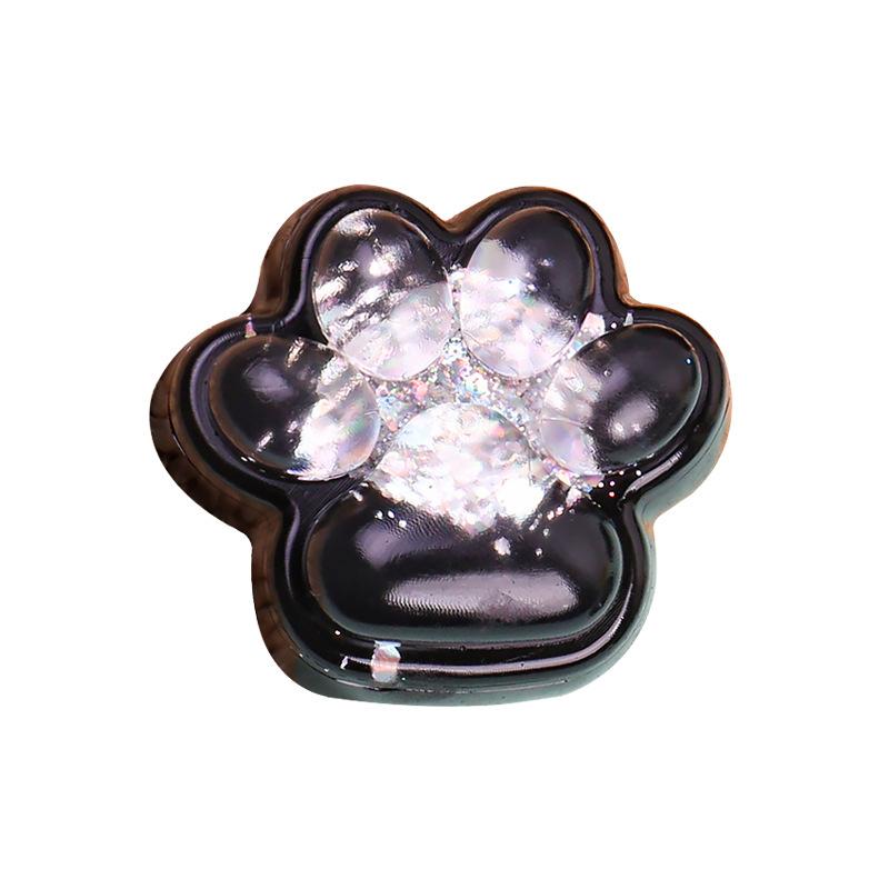Giocattolo Fidget Squishy a forma di artiglio di gatto con paillettes carino, giocattolo antistress a rimbalzo lento, giocattolo antistress a pizzico, decompressione, zampa di gatto, giocattolo morbido da spremere