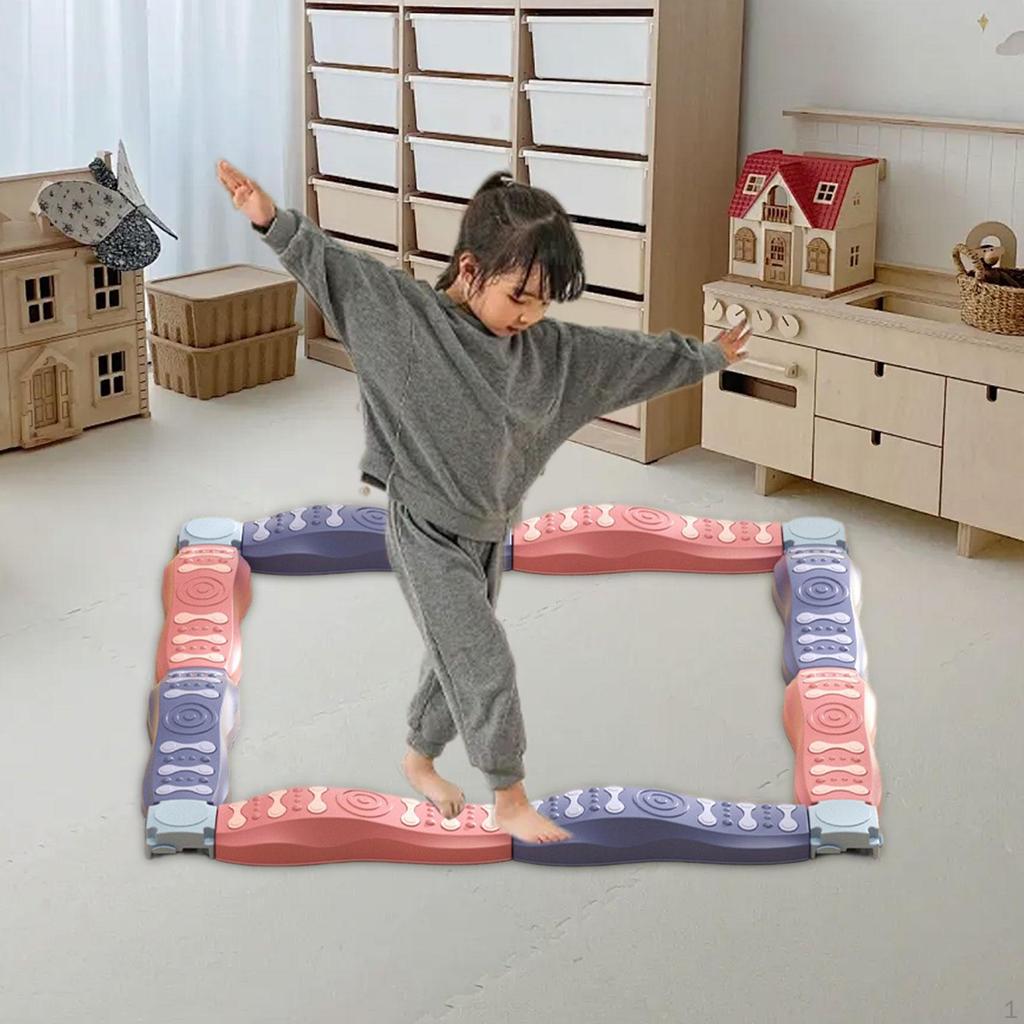 Coordinazione Corporea Percorso a Ostacoli Multipli Gioco Interattivo con Sassi Sassi Bambini
