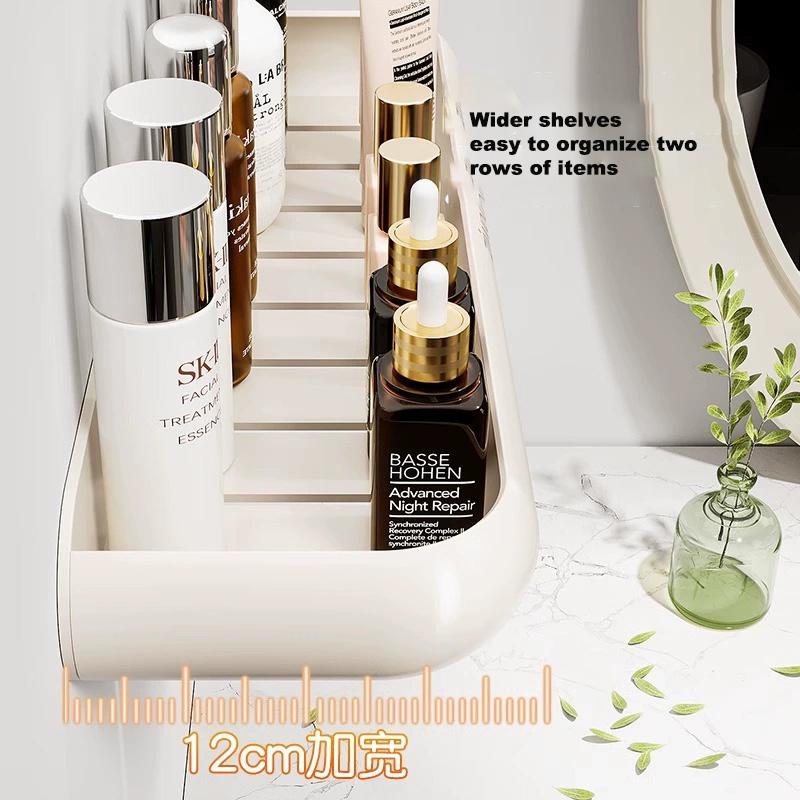 Bathroom Shelf Toilet Sink Hanging Wall Organizer No-Punch Storage Organizer Shampoo Rack Bathroom Accessories Premium Quality