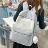 New Japanese Ins High-face Fresh Sweet Star Backpack Light Large-capacity Junior High School Students