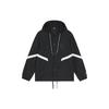 Men's New Balance Logo Alphabet Printing Contrasting Colors Hooded Jacket Black AMJ13361-BK