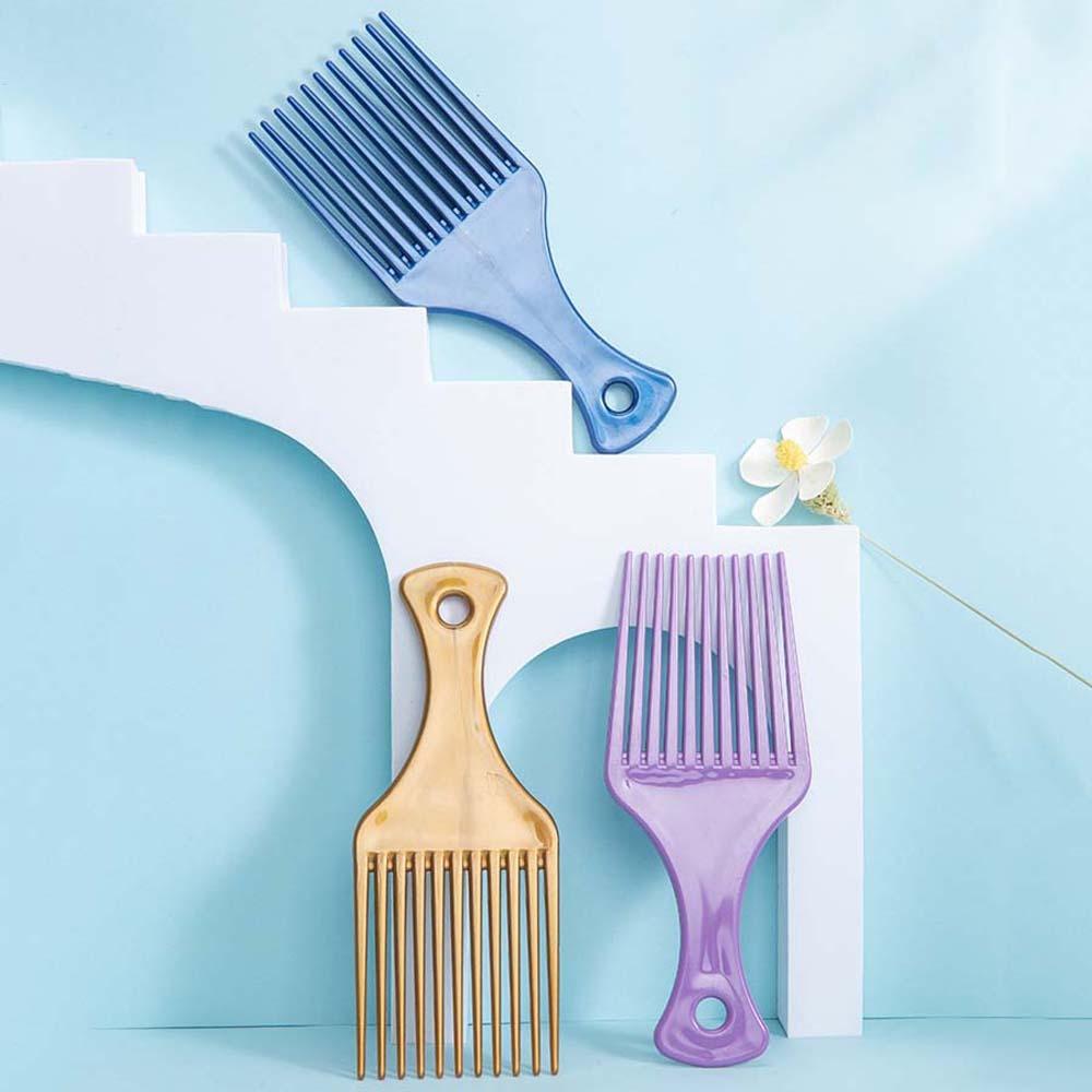 Fork Hairbrush Oil Head Fork Comb Hair Accessories Wide Tooth Hair Comb Colorful Lady