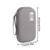 Bolsa Organizadora Portátil para Acessórios Digitais de Viagem Bolsa para Celular Bolsa para Armazenamento de Pen Drive Carregador Portátil Bolsa para Armazenamento de Cabo de Dados Móveis