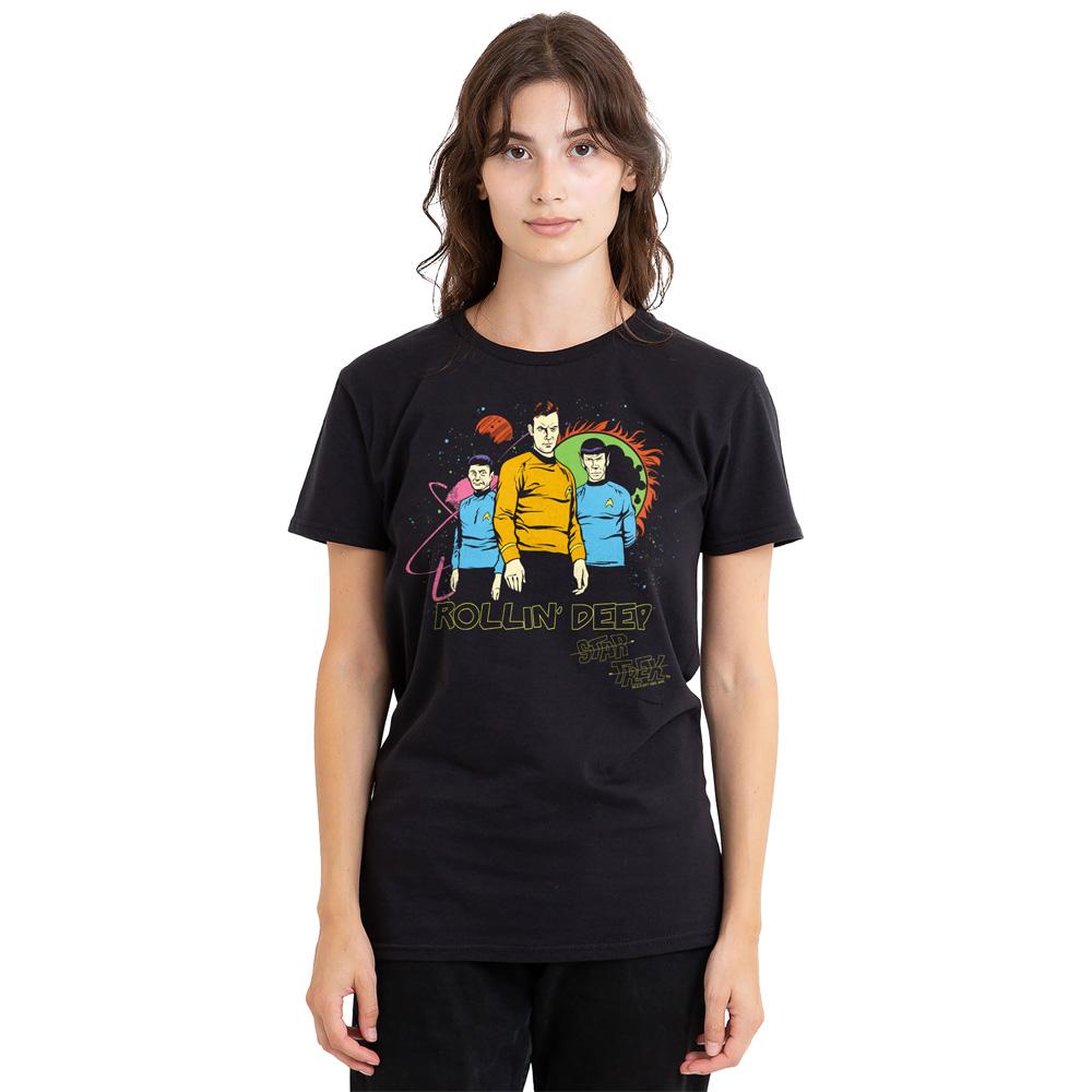 Star Trek Unisex Adult Rollin Deep T-Shirt