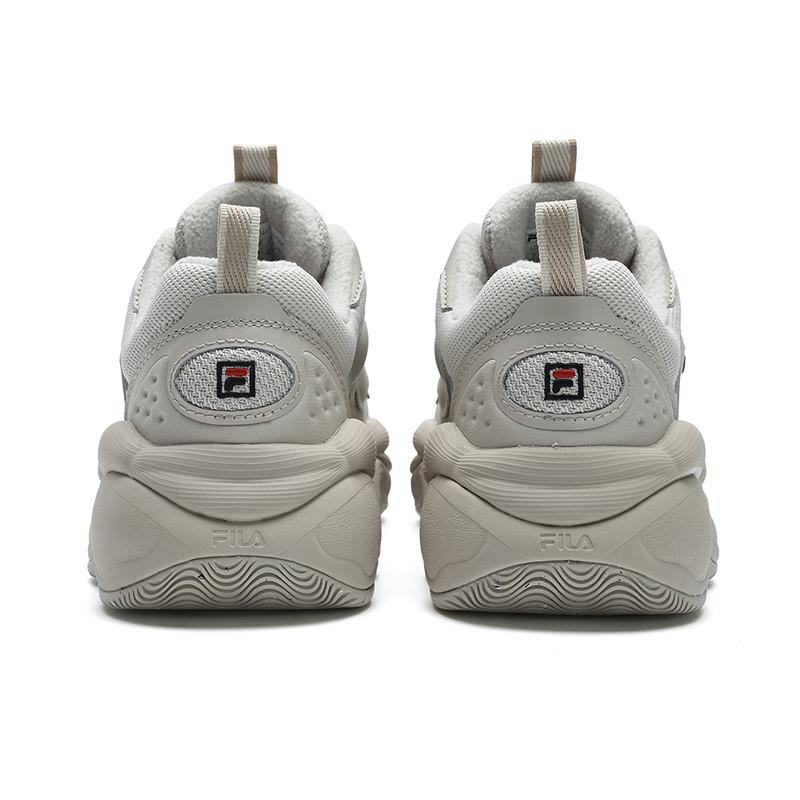 New FILA PEASE Wear-resistant And Lightweight Low-Top Casual Shoes Women's Oat Brown F12W441111FOM