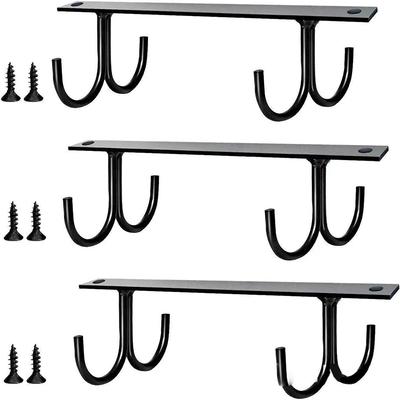 Kitchen Cup Holder Mug Rack Under Cabinet 4 Hooks Under Shelf Display Hanging Drying For Bar Kitchen Utensils Household