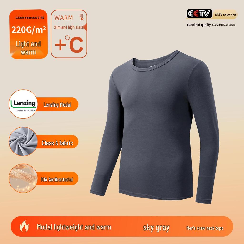 Class A Lenzing Modal 80-Count Warm Base Layer Set: Men's & Women's Autumn Heat-Generating Skinwear