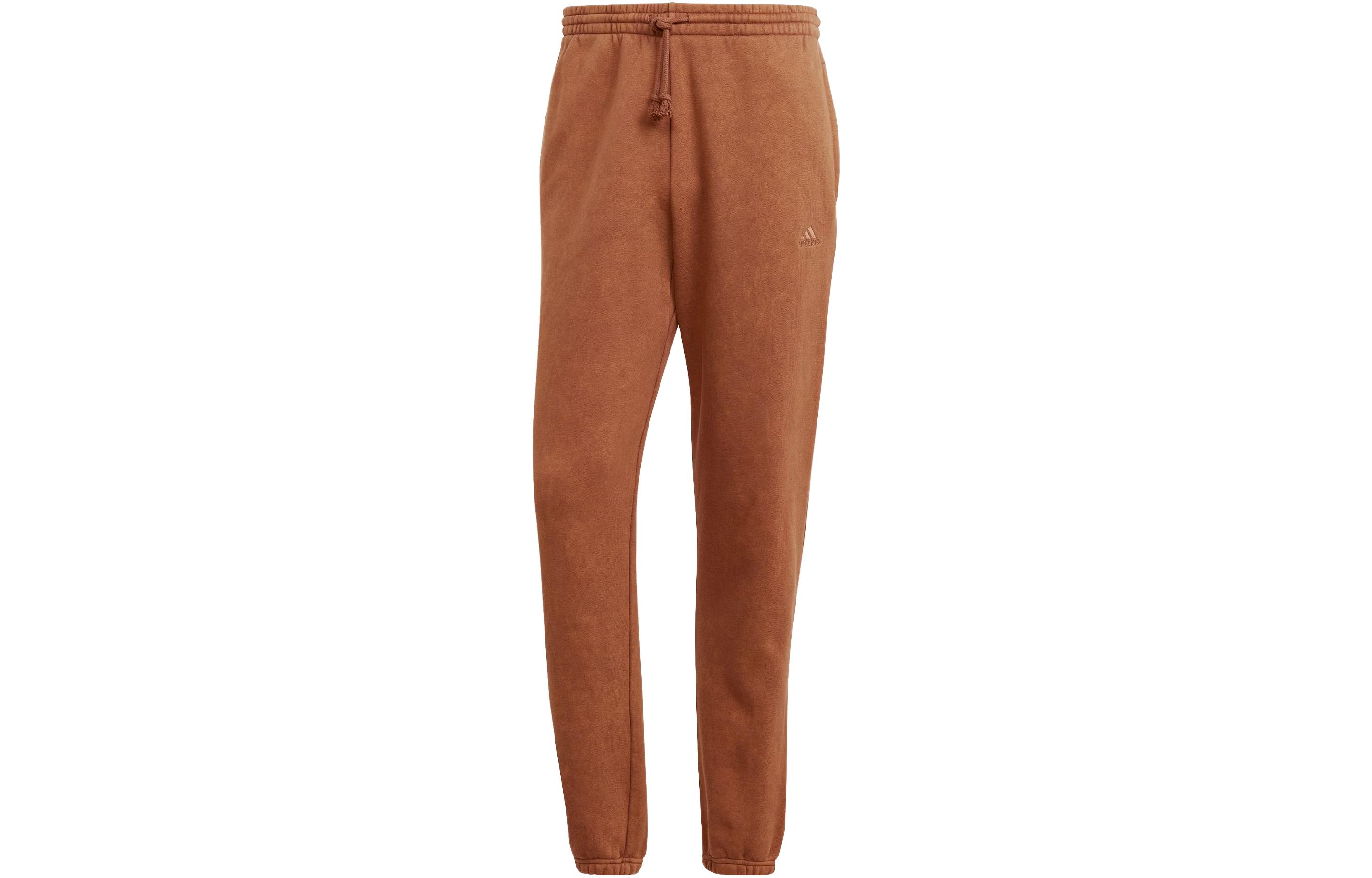 

Adidas Knitted Sweatpants Men s Brown Moderate Cuffed Pants IB4075 L