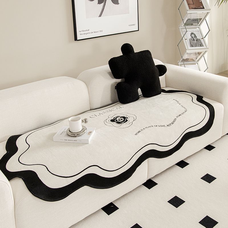 Special-Shaped Sofa Cushion Universal In All Seasons Irregular Seat Cushion Non-Slip Chenier  New American Sofa Cover Towel