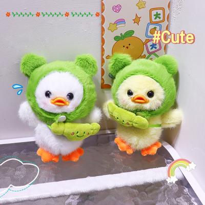 Cute Duck Doll Keychains For Bag Pendant Cute Small Duck Plush Keychain Funny Duckling Plush Toy Pendant Keyring