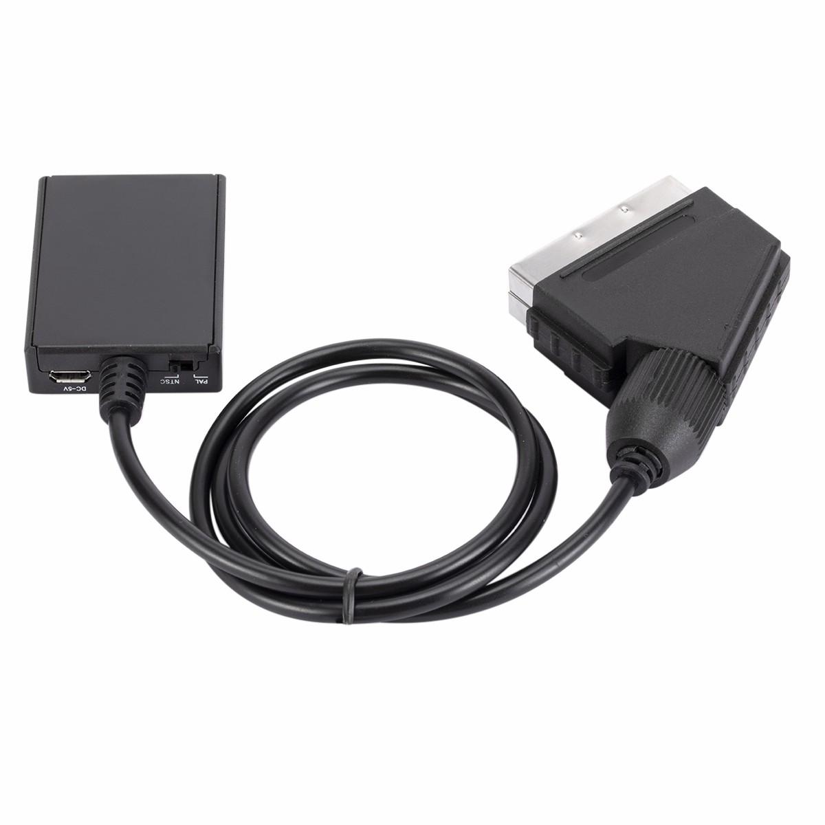 

1080P HDMI to SCART HD Video Signal Converter Adapter for HDTV As Shown A