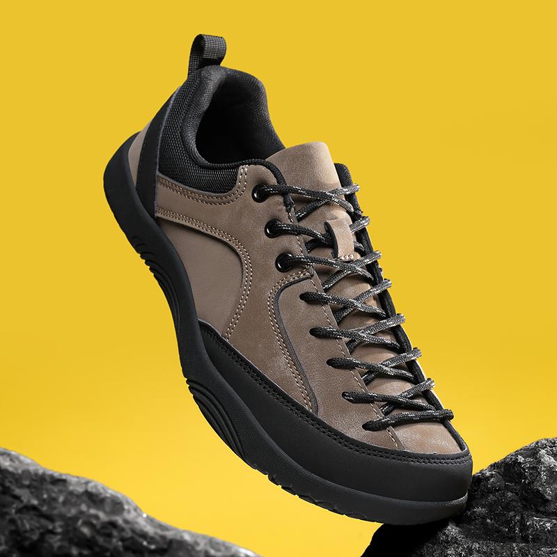 Spring /Autumn Running Sports Shoes Men's and Women's Large-sized Sports Shoes, Wide Toe Outdoor Hiking Boots