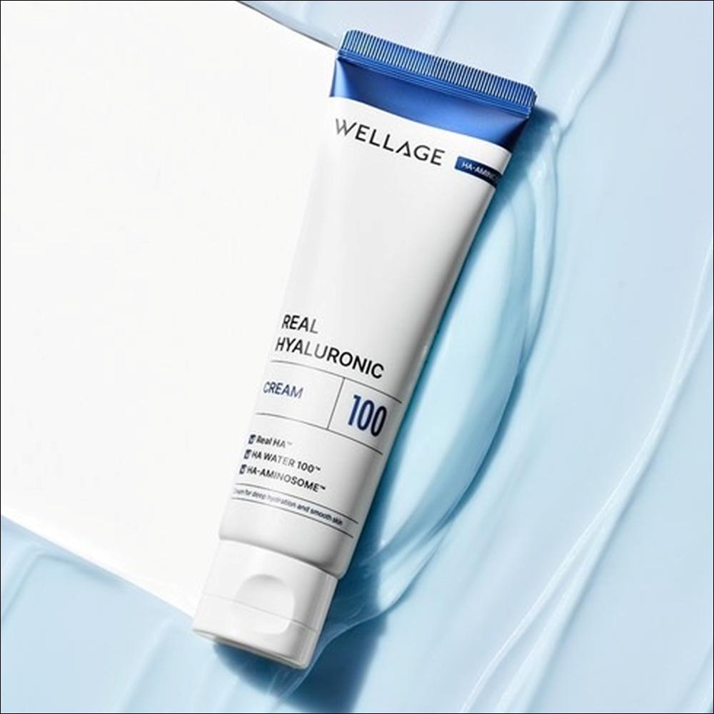 WELLAGE Real Hyaluronic 100 Cream 80ml – Intensive Hydration Cream
