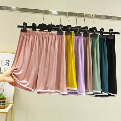 Modale Freizeithorts für Damen Sommer Locker Dünne Passform Haus Schlafhose Hohe Taille Übergröße Weitbeinige Hosen Shorts Damen