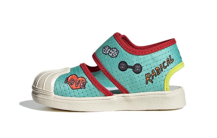 Adidas Originals SUPERSTAR 360 Fabric Low top Toddler Shoes Infant And Toddler FX4860 26.5