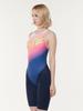 Toneidoseupocheu To Be 5-Part Half-Body X-Back Navy Swimsuit