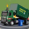 1/32 Pneumatic Control Garbage Truck Car Model Diecasts Metal City Garbage Sorting Sanitation Vehicles Car Model Kids Toys Gifts