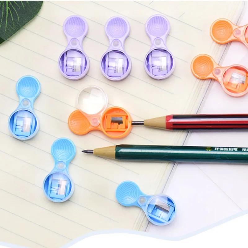 Mini Pencil Sharpener for 2.0mm Mechanical Pencil Thick Pencil Lead Sharpener External Storage for Easy Student Stationery Tools