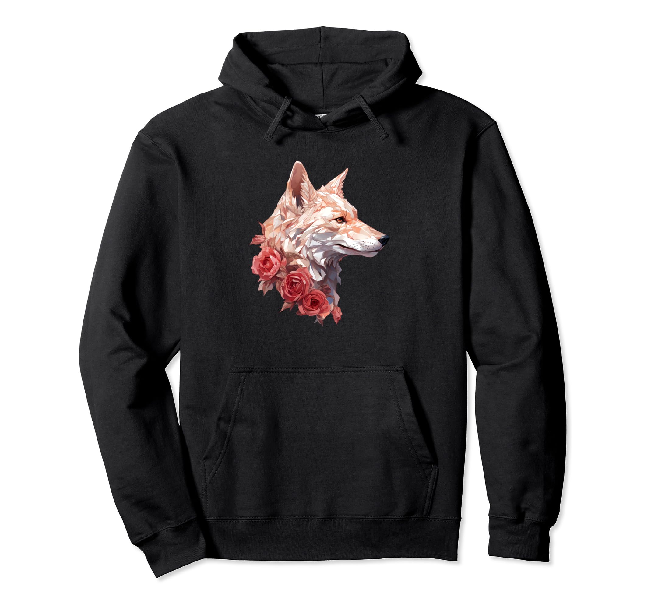 

Jackal Face Flower Hoodie