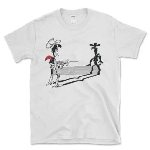 2025 new model Neu LuckySchneller als sein Schatten Männer Geschenk T-Shirt S