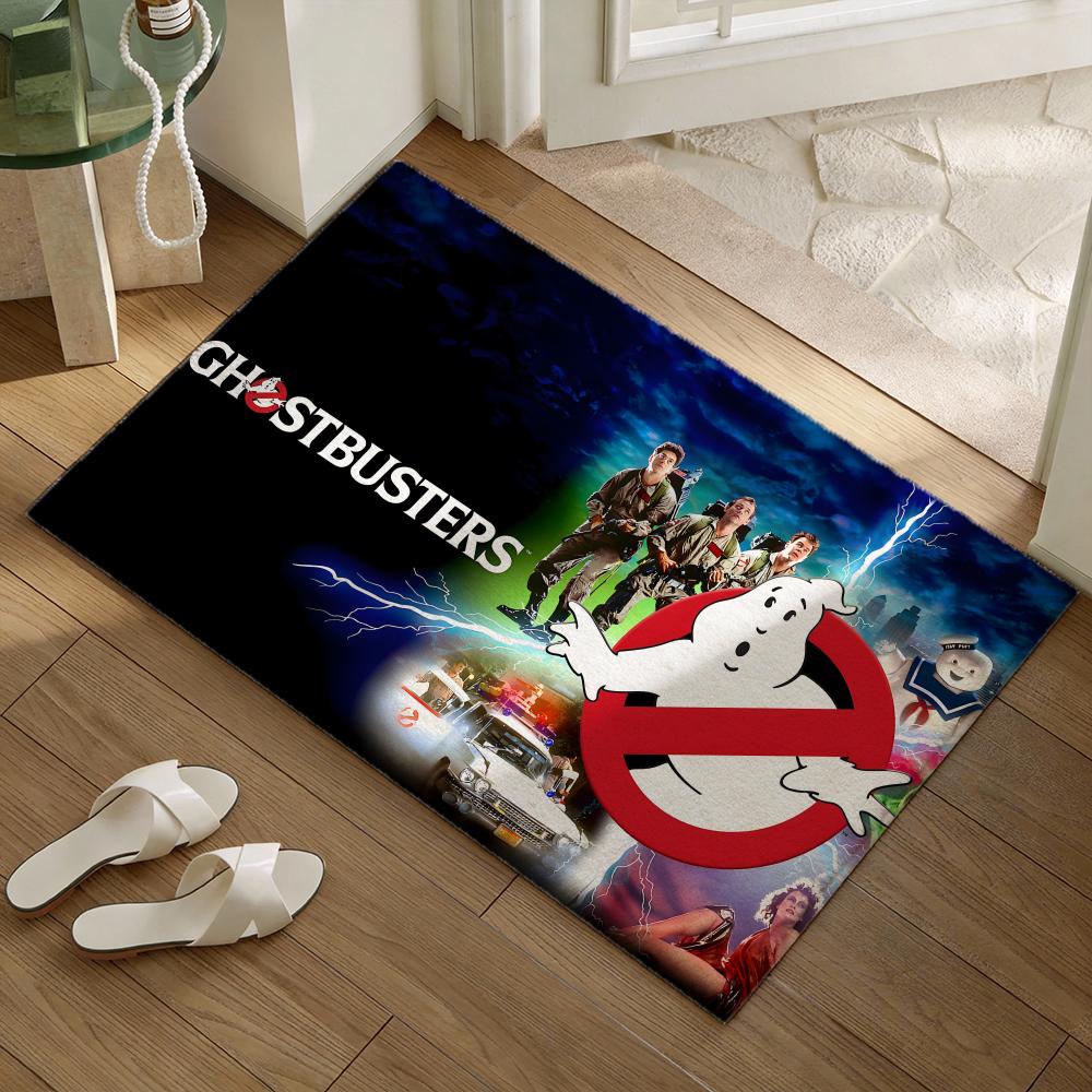 American Movie G-Ghostbusters Floor Mat Soft Flannel Non-Slip Door Mat - Thickened Rug for Living Room Home Decor
