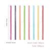 OWLFAVO 1200pcs Polka-Dotted Colourful Plastic Twist Ties with 1 Storage Box, 4 Inch Long 8 Mixed Colors, Bread Bags Ties for Candy Cookies Gift Bags