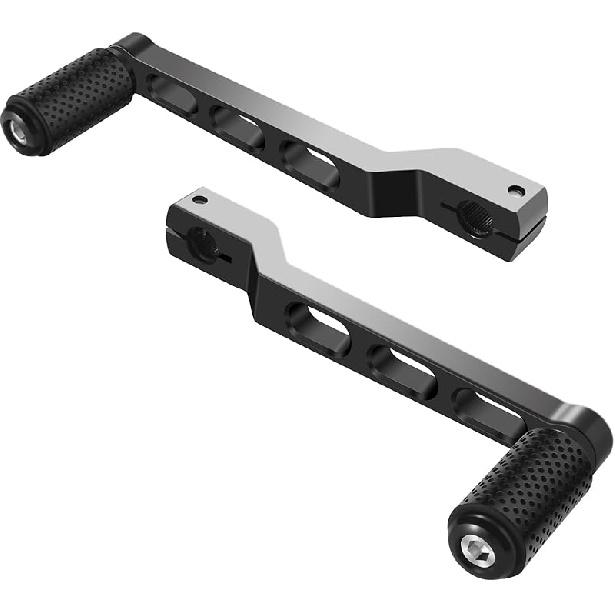 Motorcycle Heel Toe Shift Lever Brake Pedals, Shift Peg for Harley Davidson Softail Touring Road Glide Street Glide Levers Road King Glide Trikes