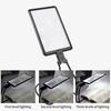 4X Large Magnifier with 3 Brightness 43 LED Light Rechargeable for Reading Books or Crafting, Neckwear and Desktop Mode