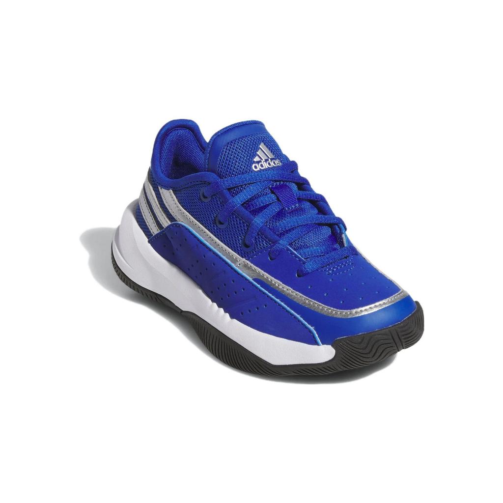 Adidas Front Court Comfortable Shock Absorbing Durable Low Top Kids Basketball Shoes Kids Basketball Shoes Blue ID6195